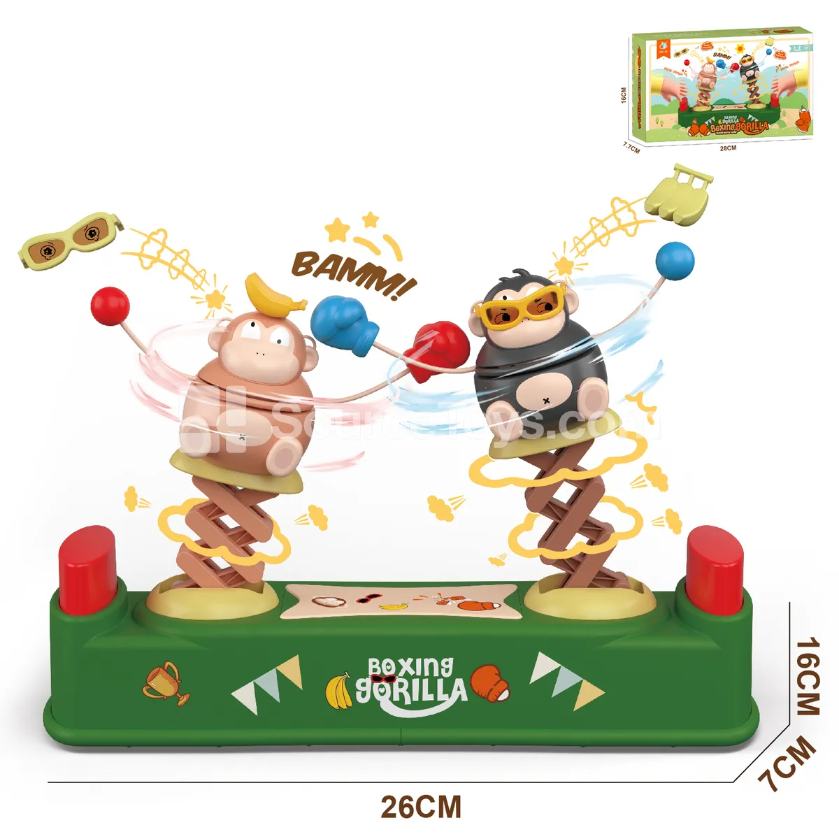 Gorilla Punch Card Game 2-Player Battle Reaction Training Gorilla Punch Card Game 2-Player Battle Reaction Training