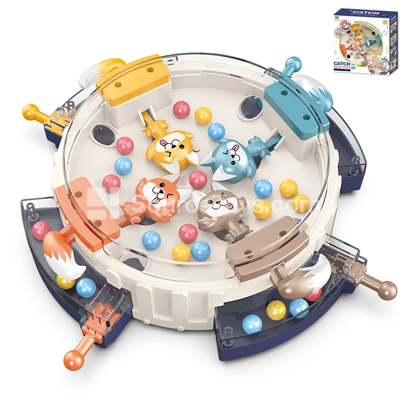 Wolf & Frog Bean-Eating Battle Board Game