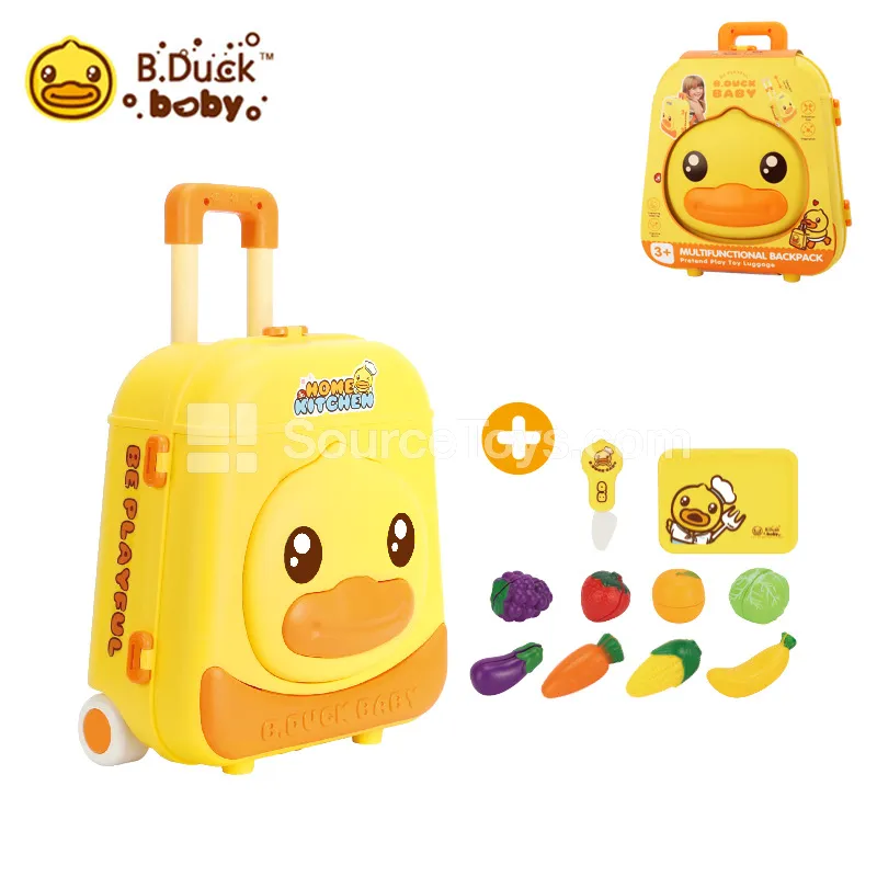 Multifunctional Backpack Pretend Play (Fruit Cutting Set)