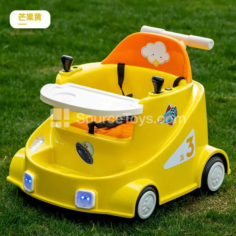 Electric Ride-On with Walker & High Chair (Light Pink, Deep Pink, Yellow, Purple, Green) Electric Ride-On with Walker & High Chair (Light Pink, Deep Pink, Yellow, Purple, Green)