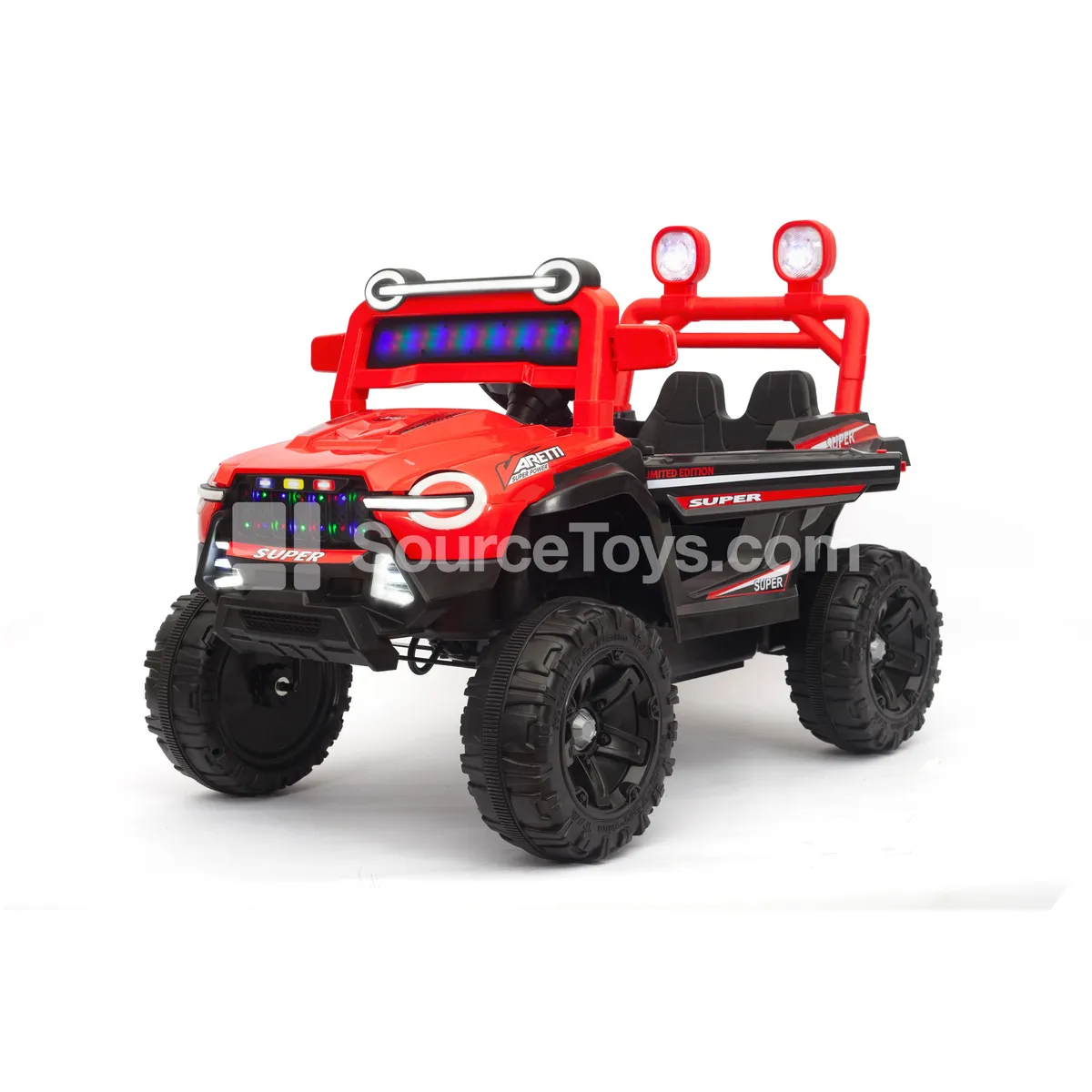 Electric Remote Control Dual-Drive Off-Road Ride-On (Red, Pink, Blue, White) Electric Remote Control Dual-Drive Off-Road Ride-On (Red, Pink, Blue, White)