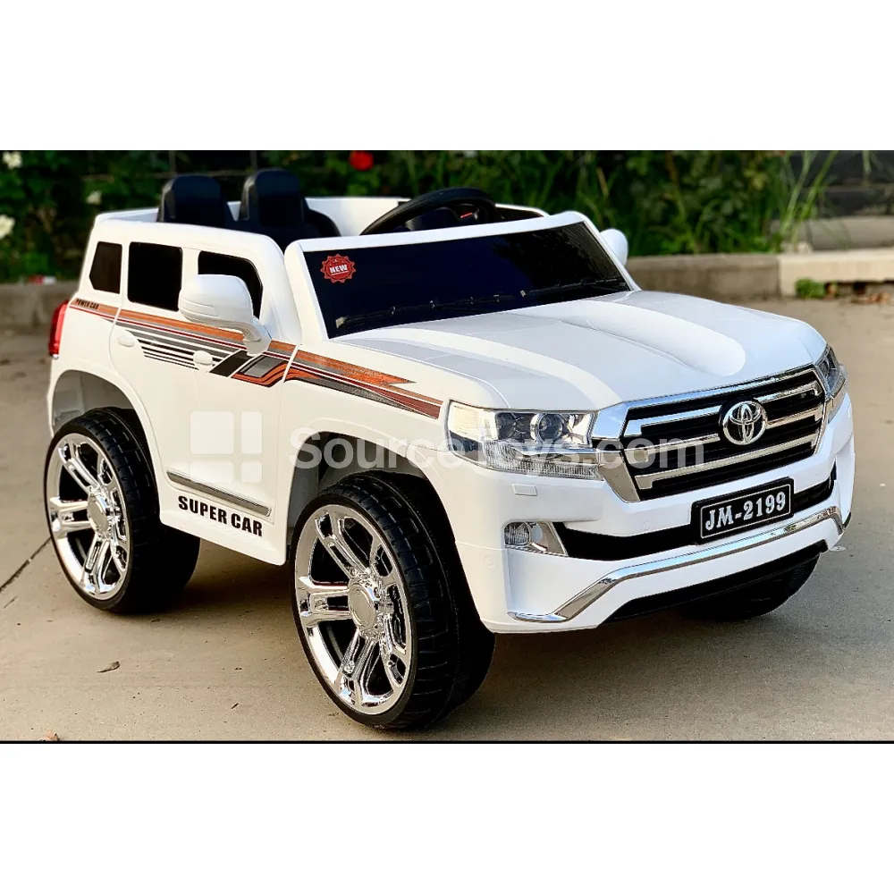 Electric Double-Door Dual-Drive Off-Road Ride-On (White, Red) Electric Double-Door Dual-Drive Off-Road Ride-On (White, Red)