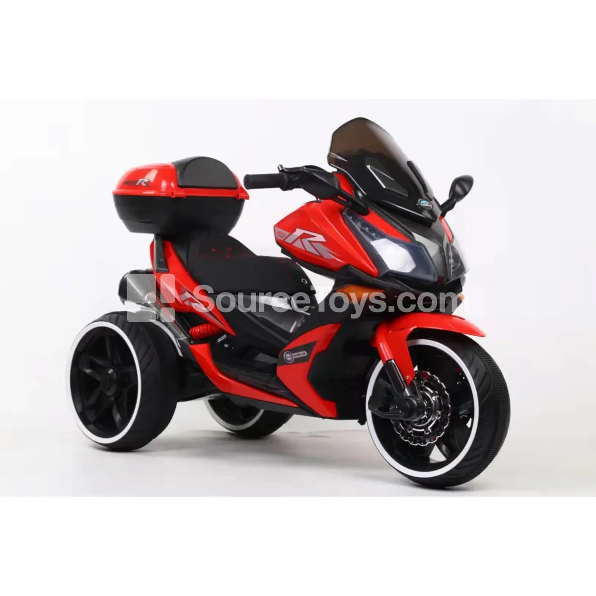 Electric Two-Motor Three-Wheel Ride-On (White, Red, Yellow) Electric Two-Motor Three-Wheel Ride-On (White, Red, Yellow)