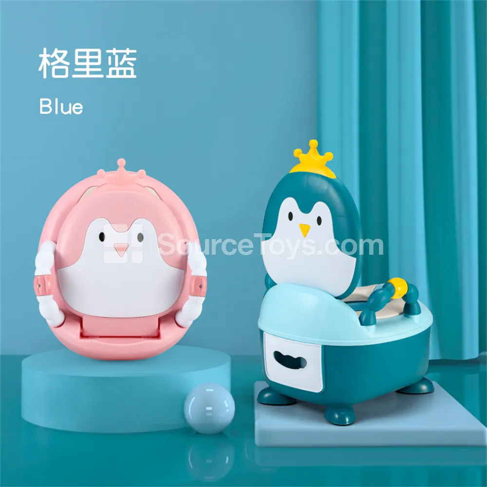 Kids Cartoon Potty Chair (Blue, Pink)