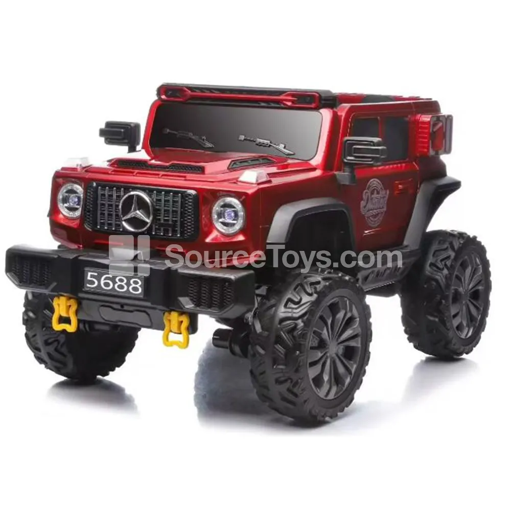 Electric Dual-Drive Remote Control Off-Road Ride-On (Red, White, Black)
