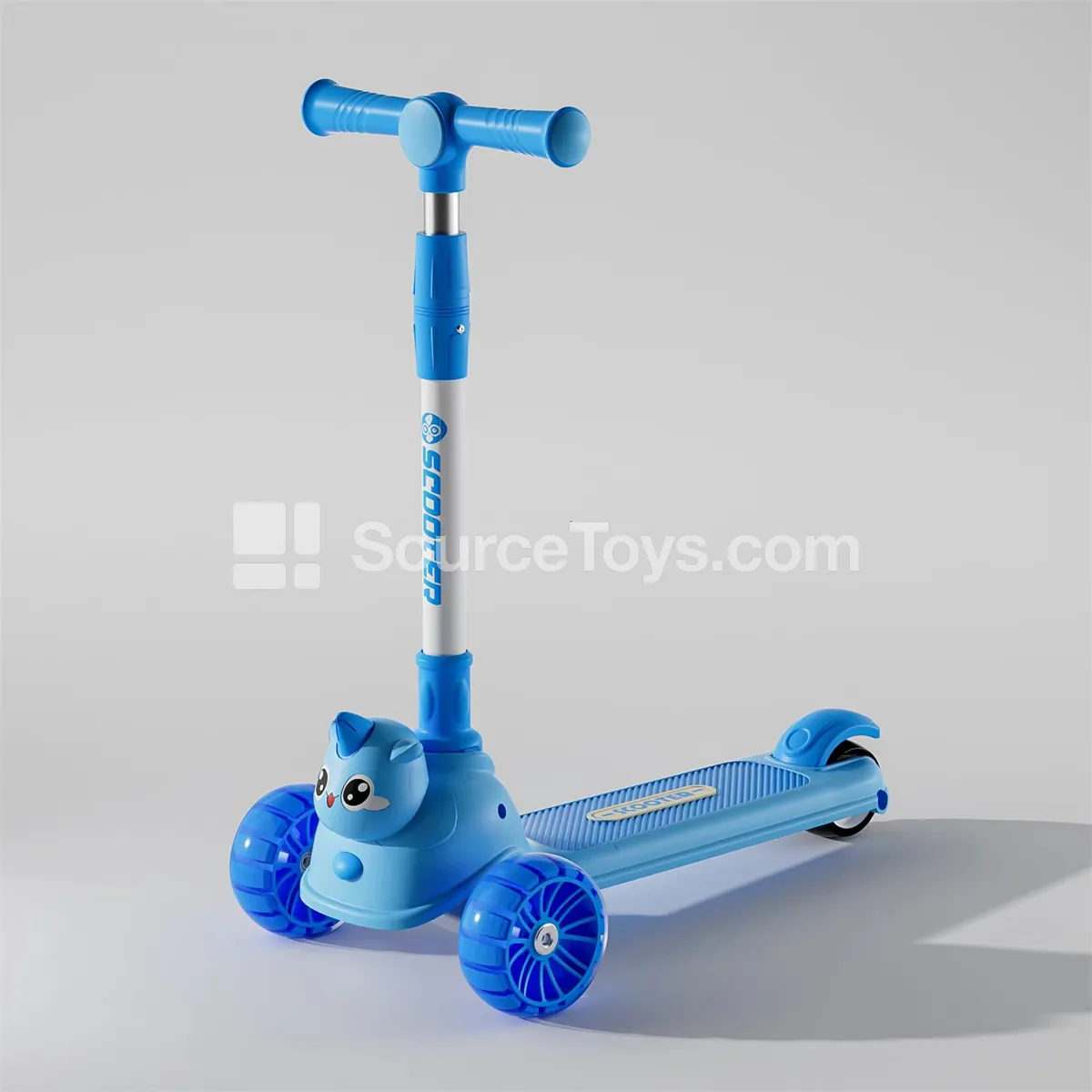 Cartoon Chick Scooter (Blue, Yellow, Pink)