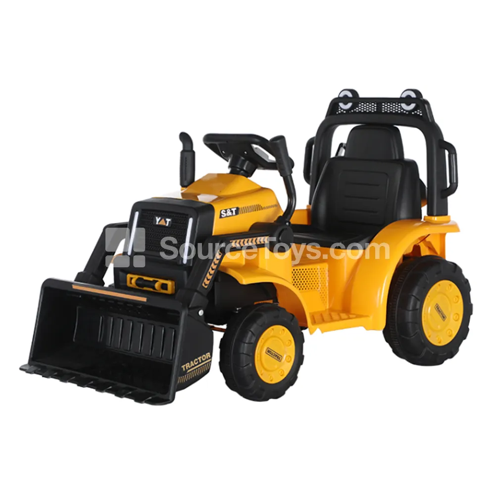 Electric Construction Ride-On Excavator (Yellow, Red, Blue, White) Electric Construction Ride-On Excavator (Yellow, Red, Blue, White)