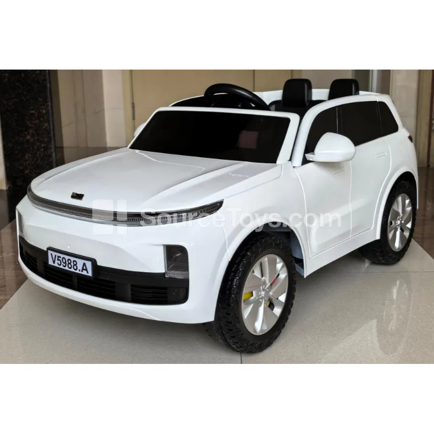 Electric Remote Control 4WD Double-Door Double-Seat Off-Road Ride-On Car (Red/White/Black)