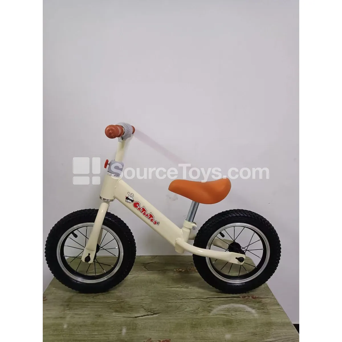 Balance Bike Pink Green Yellow