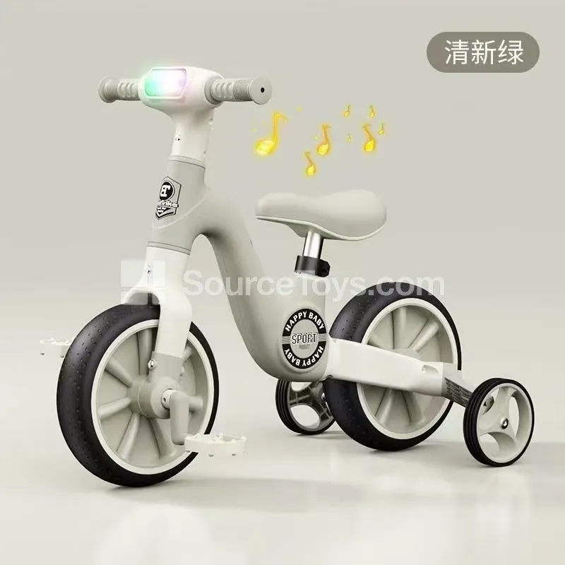 Bicycle with Training Wheels