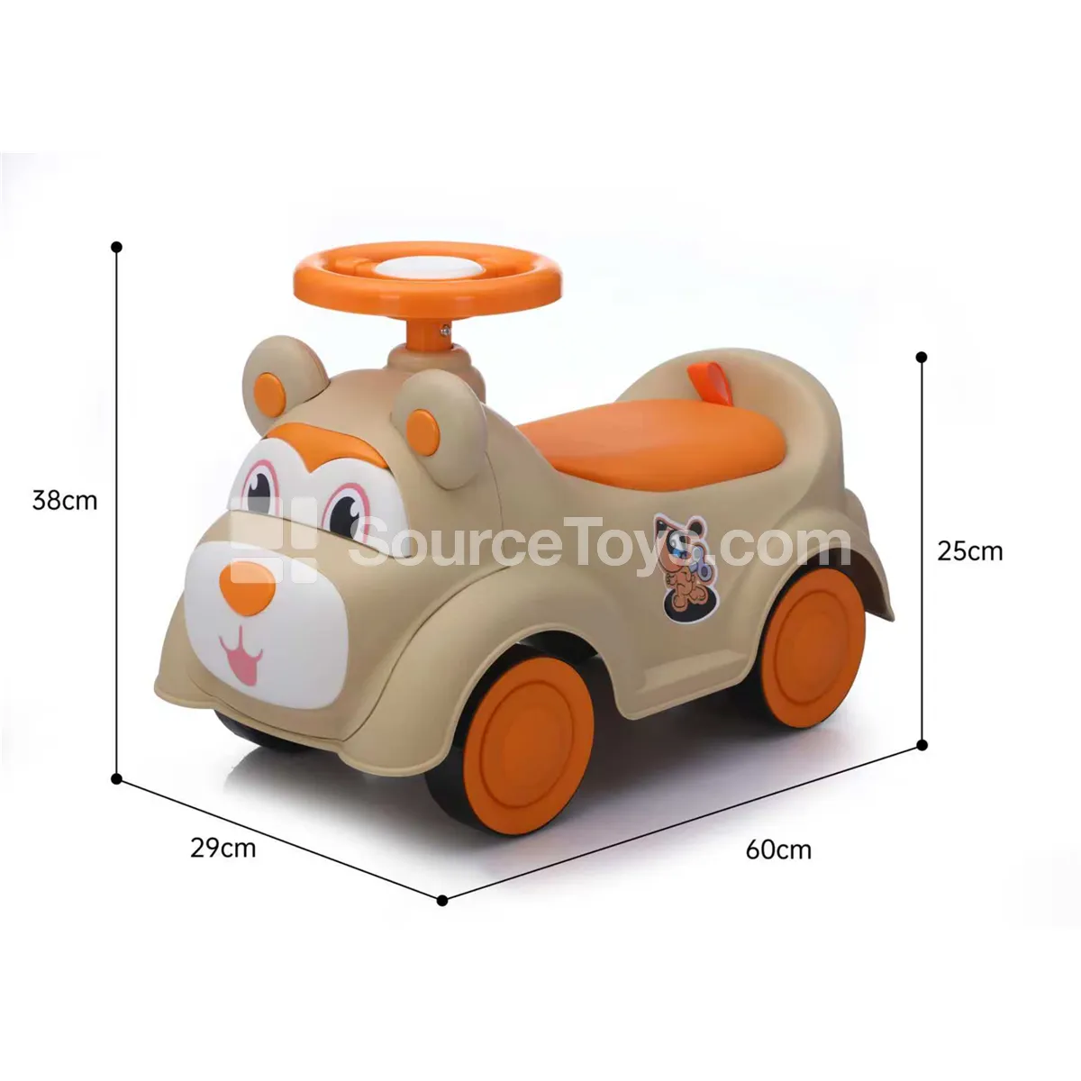 Cartoon Monkey Kids Scooter (Brown, Light Blue, Pink) Cartoon Monkey Kids Scooter (Brown, Light Blue, Pink)