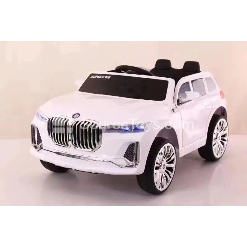 Electric Remote Control Open-Top Off-Road Ride-On (Blue, White, Yellow, Red)