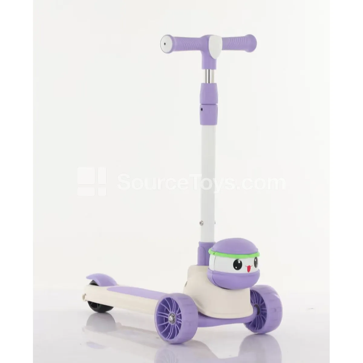 Cartoon Penguin Kids Scooter (Green, Pink, Purple)