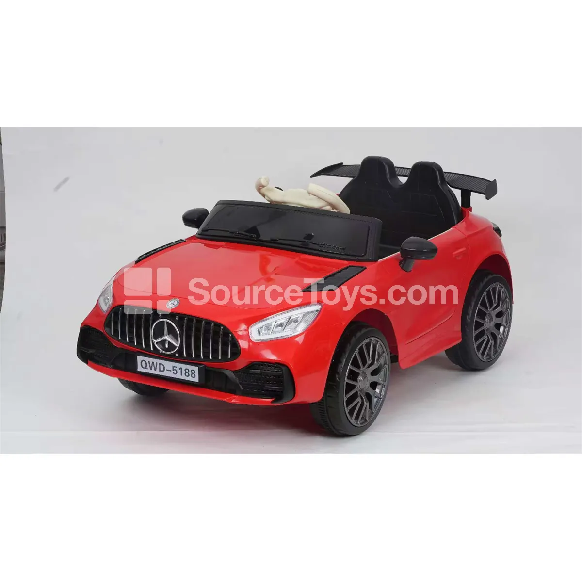 Electric Remote Control Convertible Ride-On Car (Red/White/Gulf Blue/Rose Red)