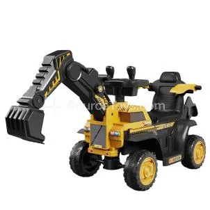 Semi-Electric Ride-On Excavator (Yellow) Semi-Electric Ride-On Excavator (Yellow)