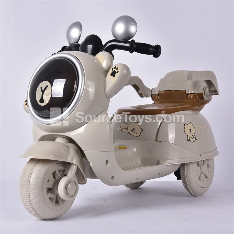 Cartoon Electric Tricycle Motorcycle (Gray, Pink) Cartoon Electric Tricycle Motorcycle (Gray, Pink)