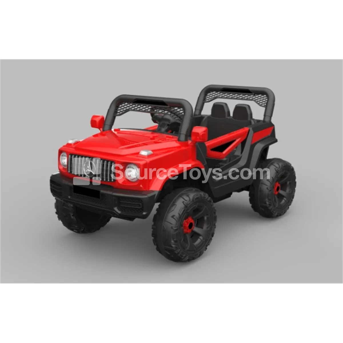 Electric Remote Control Off-Road Car (Red, White) Electric Remote Control Off-Road Car (Red, White)