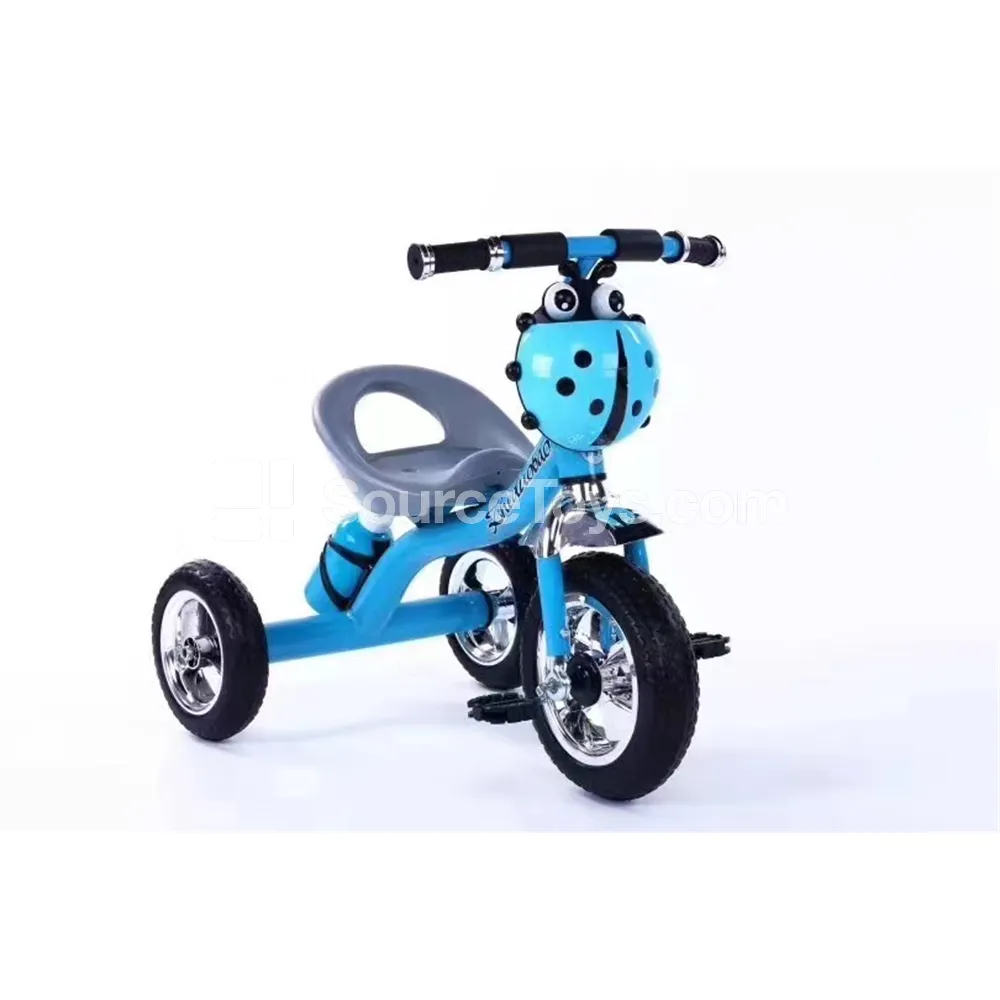 Cartoon Ladybug Kids Tricycle with Storage Trailer Cartoon Ladybug Kids Tricycle with Storage Trailer