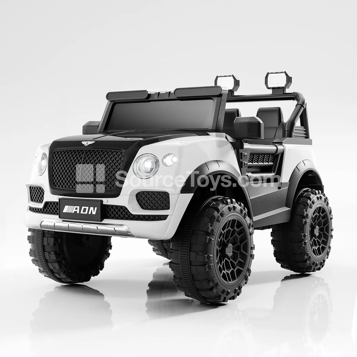 Electric Off-road Jeep Ride-on (Red, Gray, White, Black)