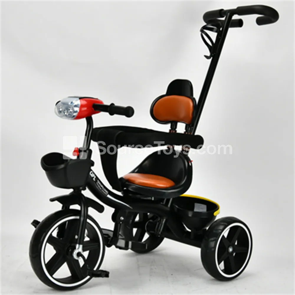 Children's Tricycle with Push Handle (Black) Children's Tricycle with Push Handle (Black)