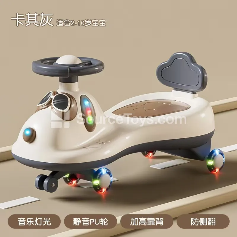Cartoon Ride-On with Music, Lights & Backrest Cartoon Ride-On with Music, Lights & Backrest