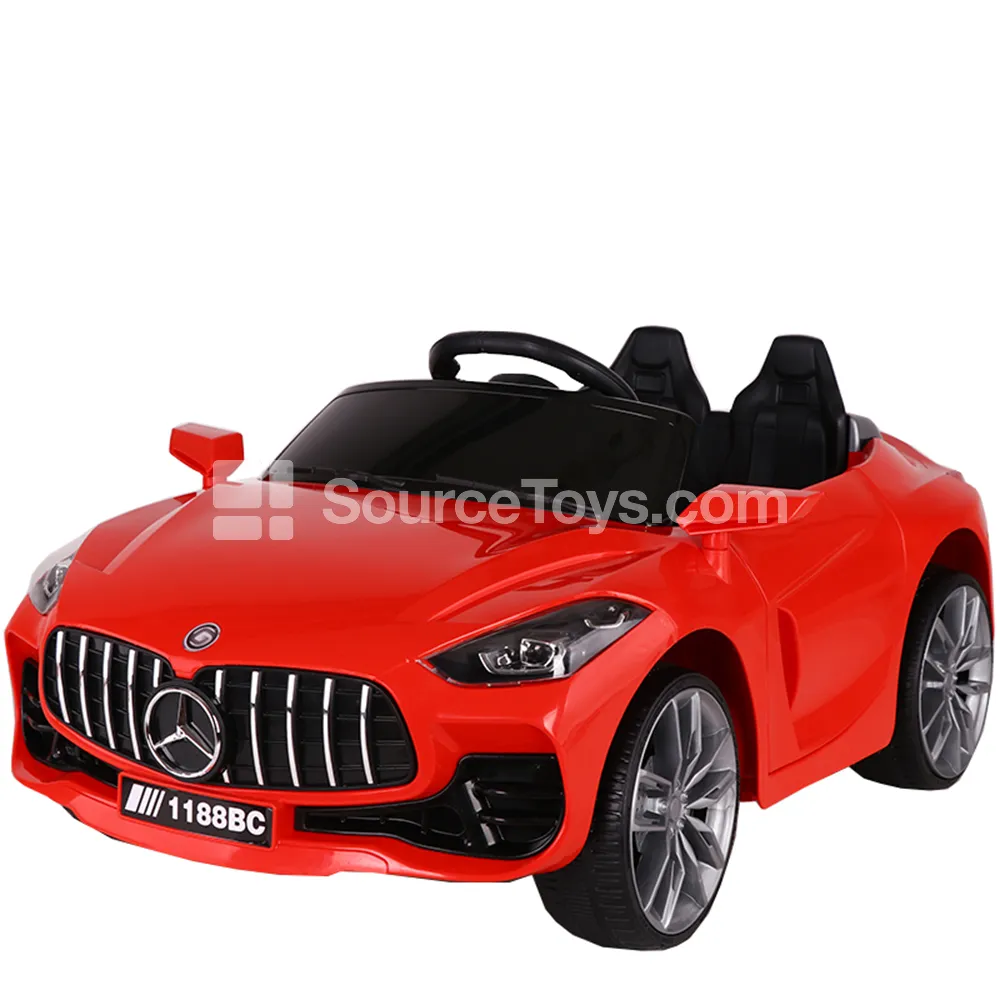 Electric Remote Control 2WD Open-Top Sports Car with Double Doors (Red, White, Yellow)