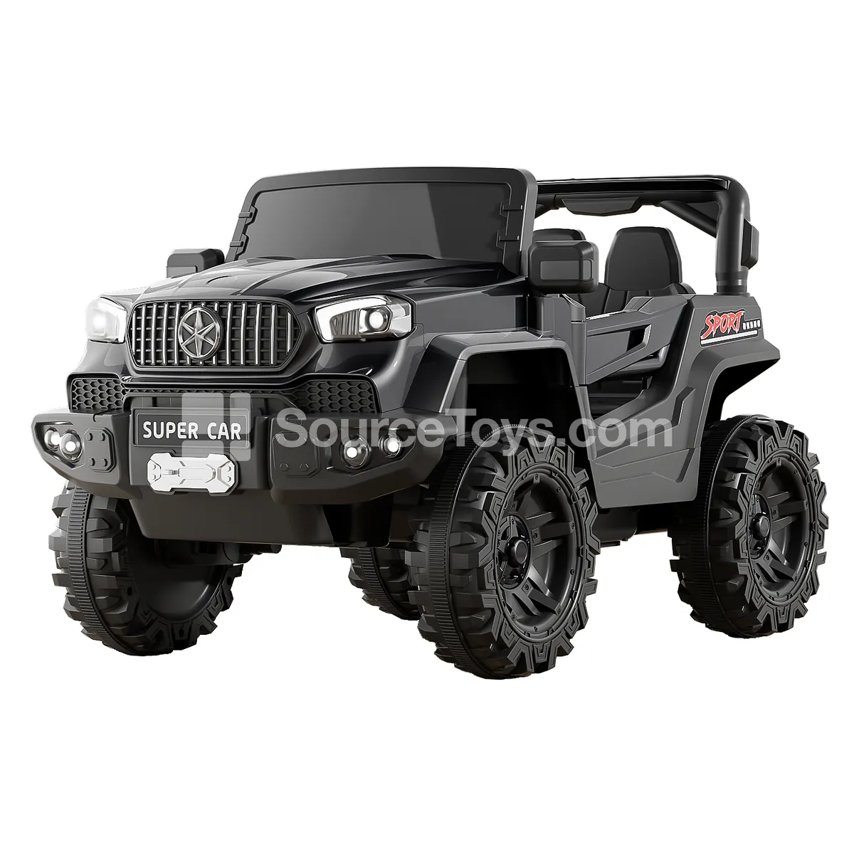 Electric Remote Control Double-Door Swing Off-Road Ride-On Car (Red, White, Black, Blue) Electric Remote Control Double-Door Swing Off-Road Ride-On Car (Red, White, Black, Blue)