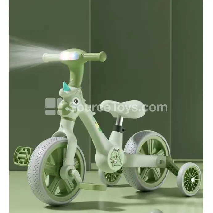 Multifunctional Tricycle (Pink/Green/Brown) Multifunctional Tricycle (Pink/Green/Brown)