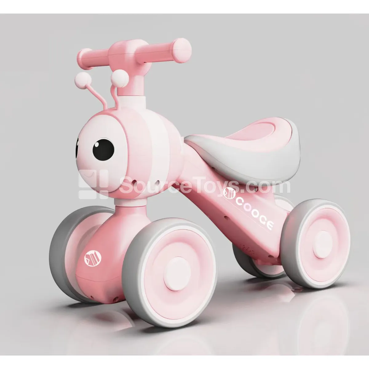 Cartoon Bee Scooter (Black, Pink) Cartoon Bee Scooter (Black, Pink)
