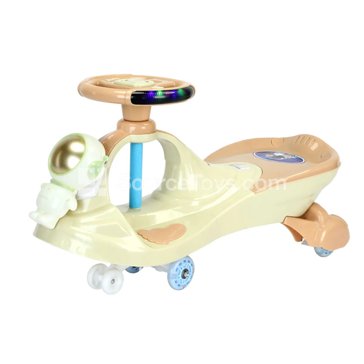 Cartoon Astronaut Twist Scooter (Pink, Green, Cream White) Cartoon Astronaut Twist Scooter (Pink, Green, Cream White)