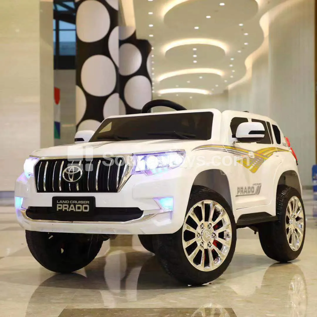 Electric Remote Control 4WD Double-High-Door Off-Road Ride-On (White)
