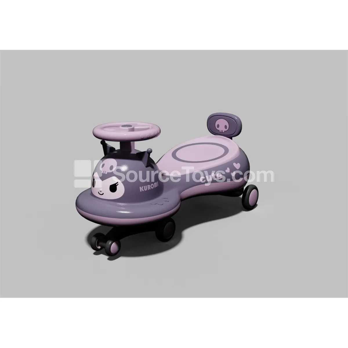 Cartoon Storage Scooter Ride-On (Pink, Purple, Blue) Cartoon Storage Scooter Ride-On (Pink, Purple, Blue)