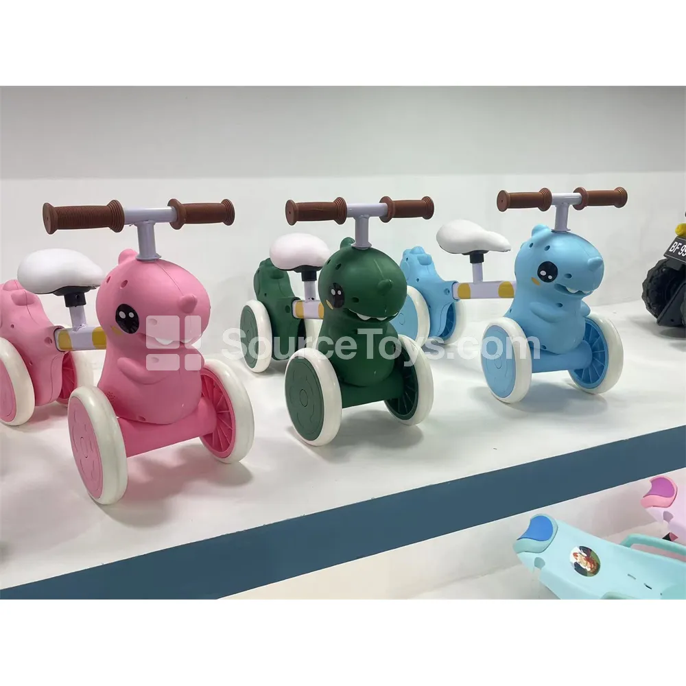 Cartoon Ride-On Scooter with Lights & Music (Blue, Green, Pink) Cartoon Ride-On Scooter with Lights & Music (Blue, Green, Pink)