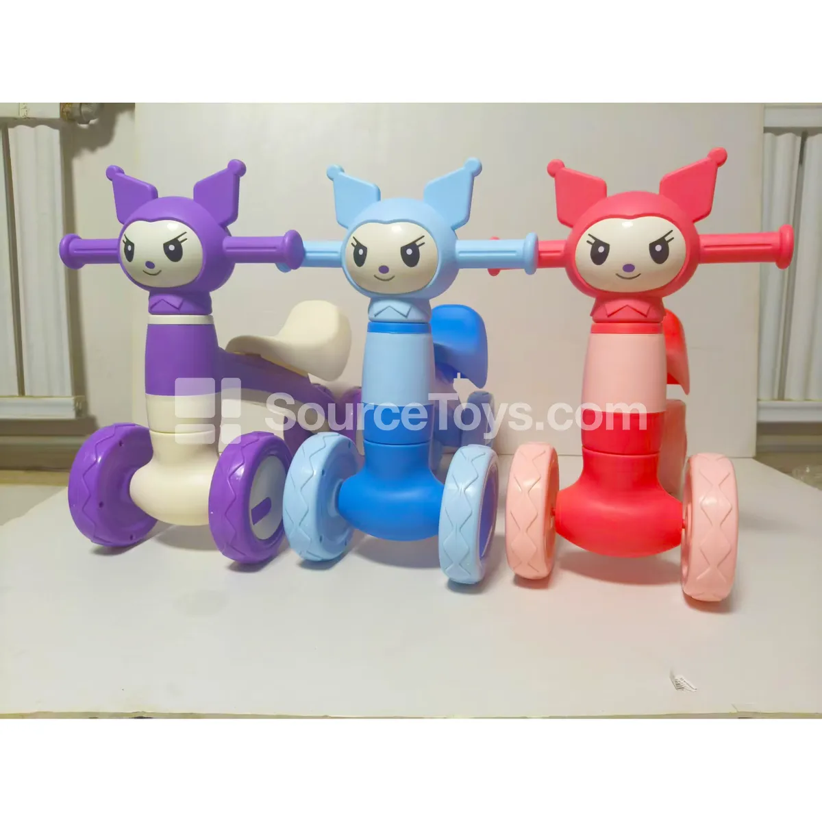 Cartoon Scooter (Blue, Pink, Purple) Cartoon Scooter (Blue, Pink, Purple)