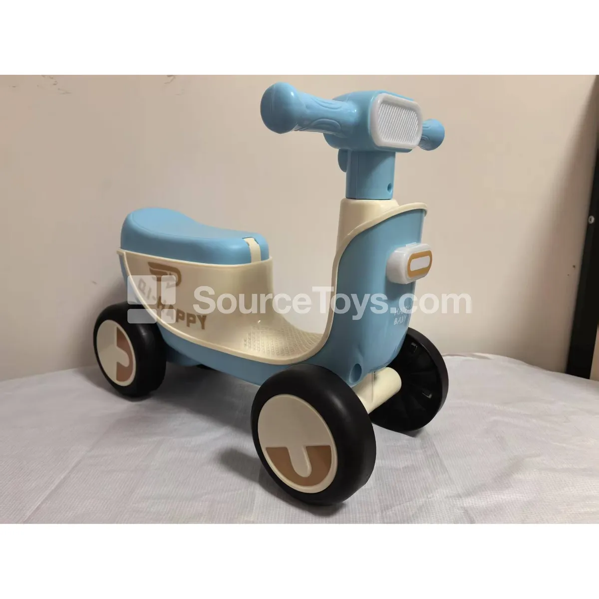 Music & Light Scooter Ride-On (Cocoa Pink, Sky Blue, Vibrant Yellow) Music & Light Scooter Ride-On (Cocoa Pink, Sky Blue, Vibrant Yellow)