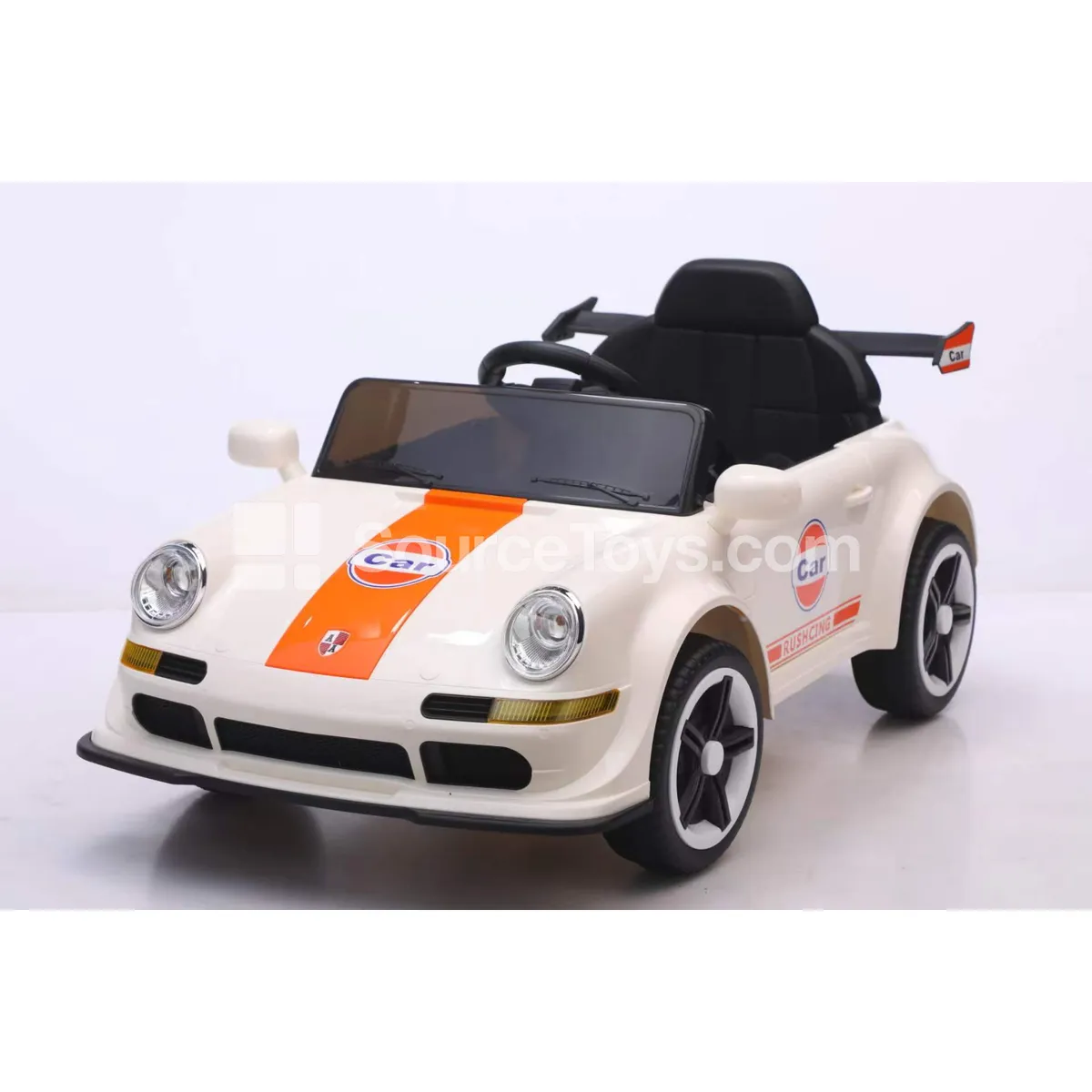 Electric Remote Control Two-Door Convertible Sports Car with Spoiler