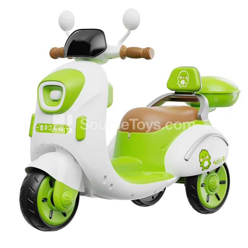 Electric Ride-On Motorcycle with Storage Box Electric Ride-On Motorcycle with Storage Box