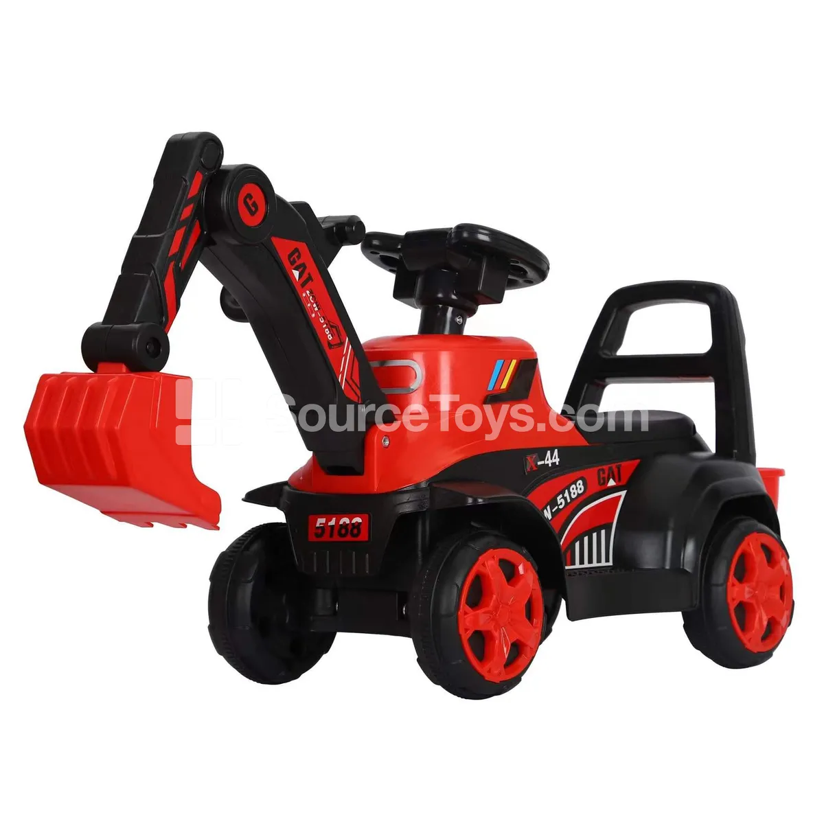 Ride-on Excavator Engineering Vehicle (Red, Yellow, Blue) Ride-on Excavator Engineering Vehicle (Red, Yellow, Blue)