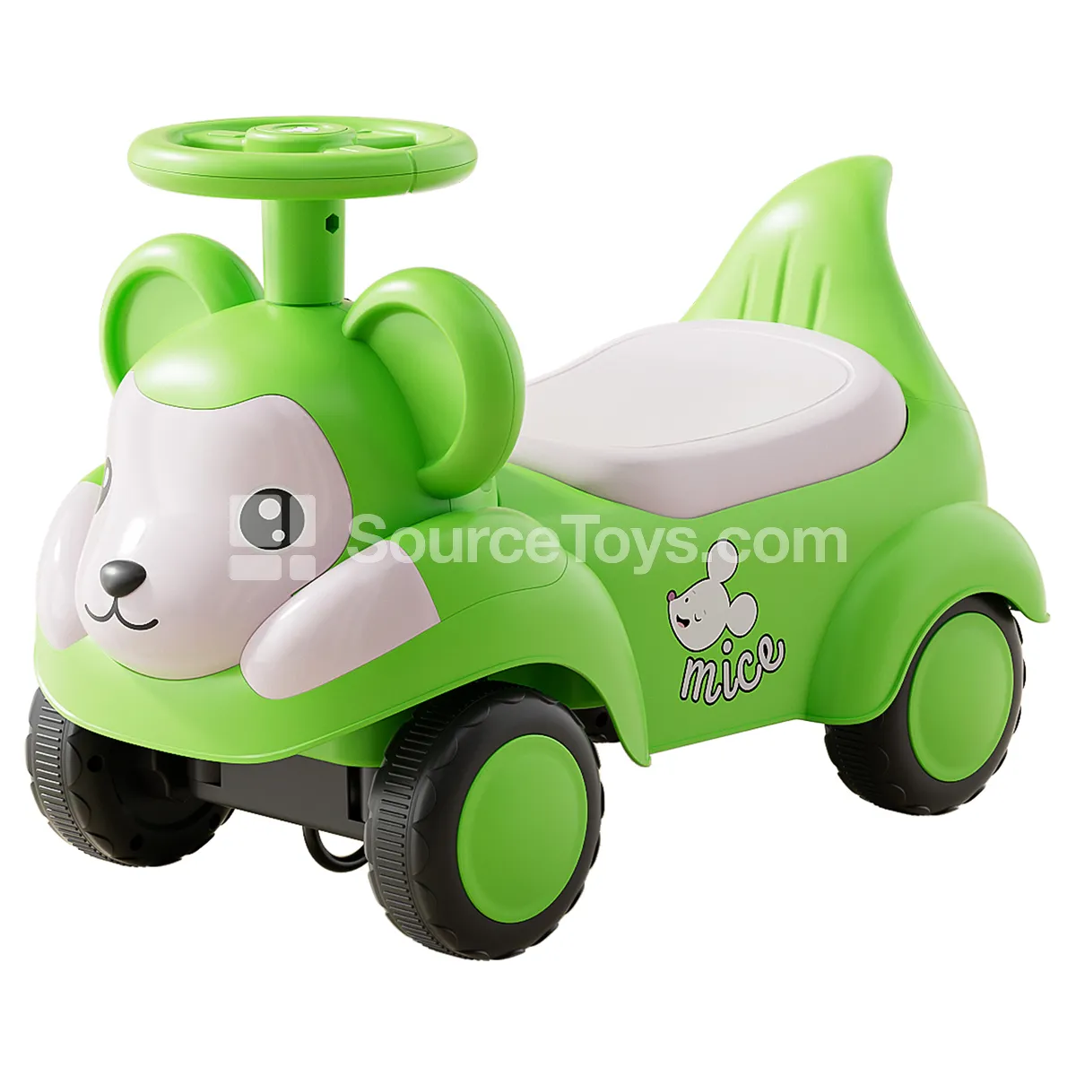 Cartoon Scooter (Chinese Red, Vitality Orange, Forest Green, Della Pink)