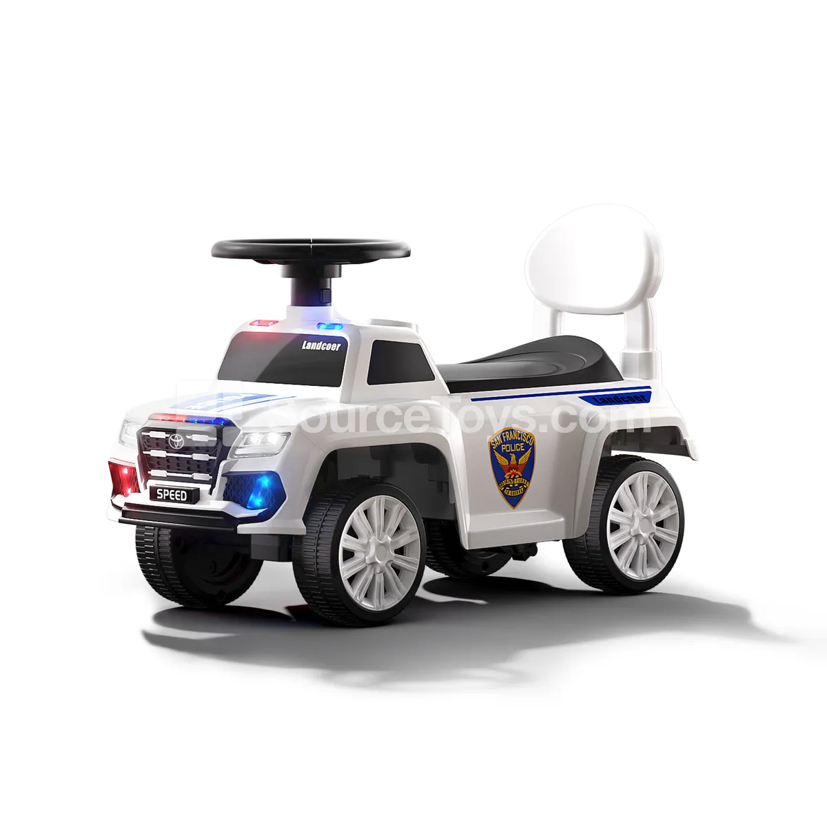 Ride-On Scooter (Red, White, Blue, Yellow, Black, Dark Green)
