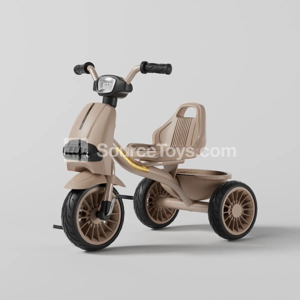 Tricycle Ride-On (Green, Khaki, Blue) Tricycle Ride-On (Green, Khaki, Blue)