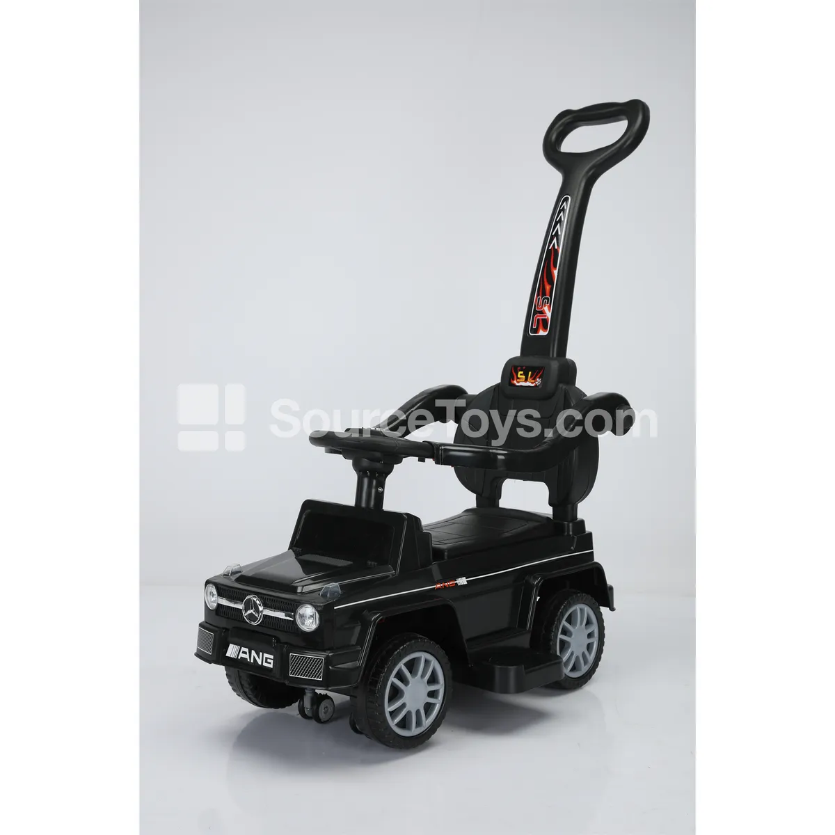 Benz-style Ride-on Scooter with Push Handle Benz-style Ride-on Scooter with Push Handle