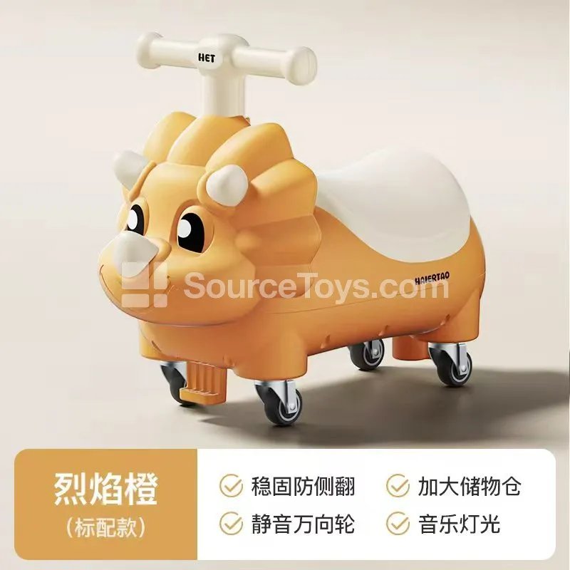Cartoon Scooter (Orange, Pink, White, Green) Cartoon Scooter (Orange, Pink, White, Green)