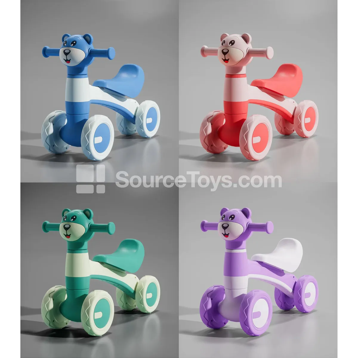 Cartoon Scooter (Blue, Pink, Green, Purple) Cartoon Scooter (Blue, Pink, Green, Purple)