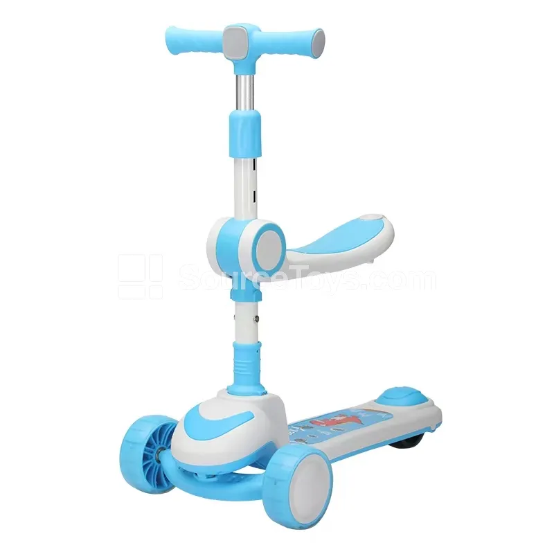 Musical Light Scooter Ride-On with Seat Musical Light Scooter Ride-On with Seat