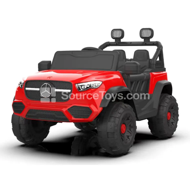 Electric Remote Control 2WD Swing Off-Road Ride-On with Double Doors (Red, Yellow, White, Blue)