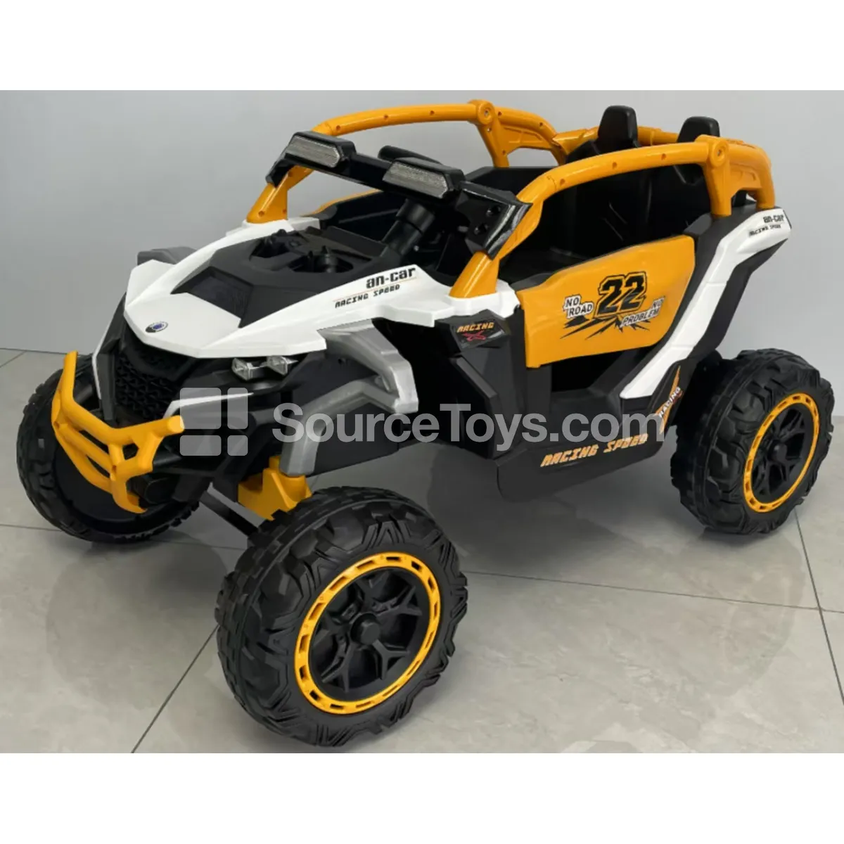Electric Double-Drive Double-Door Off-Road Ride-On (Red/Pink/Yellow/White) Electric Double-Drive Double-Door Off-Road Ride-On (Red/Pink/Yellow/White)