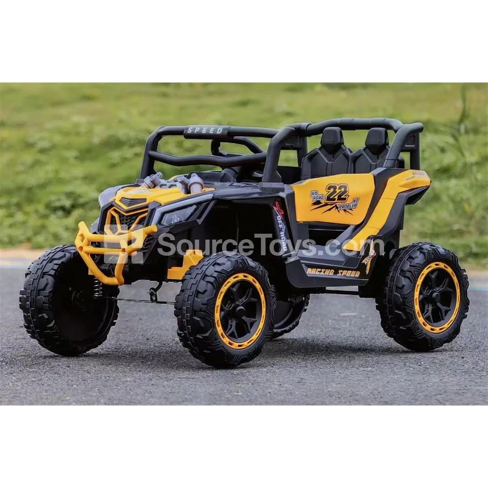 Electric Double-Drive Double-Door Off-Road Ride-On (Red/Pink/Yellow/White)