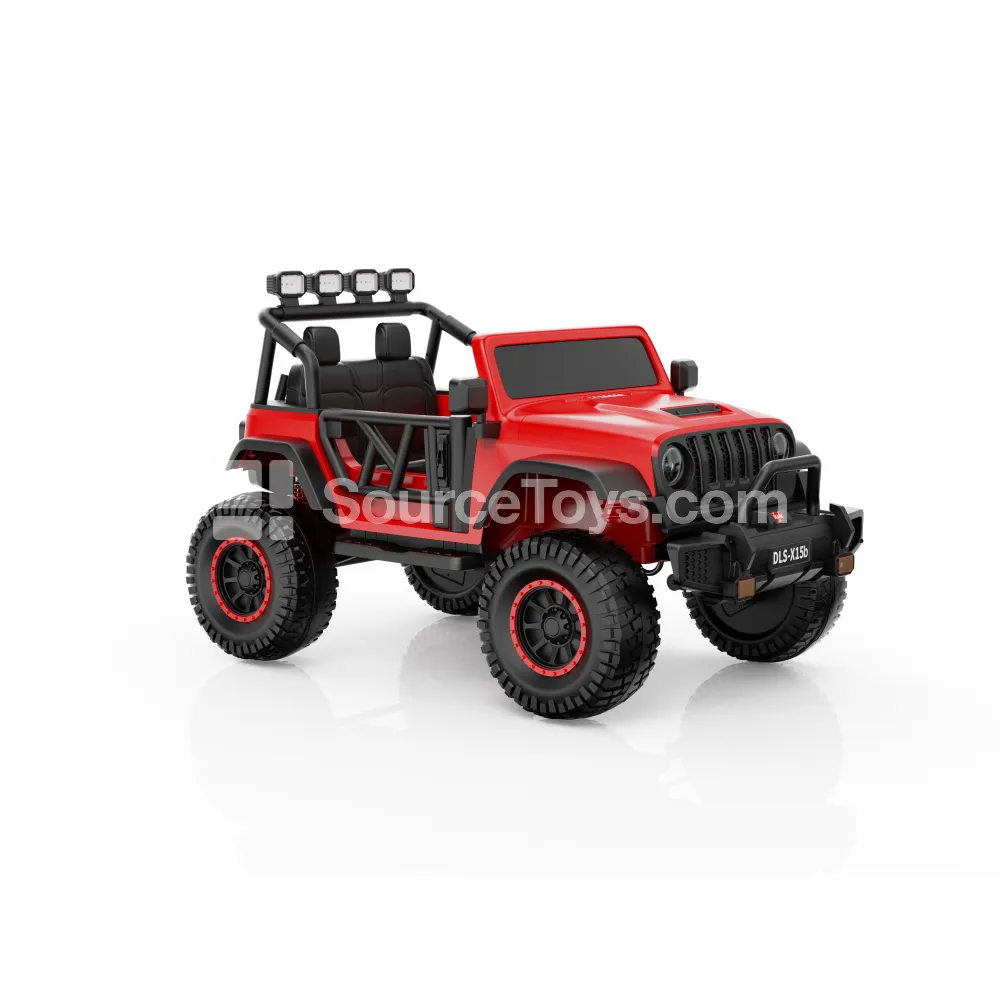Electric Remote Control Off-Road Ride-On Car (Black/White/Gray/Red/Pink)