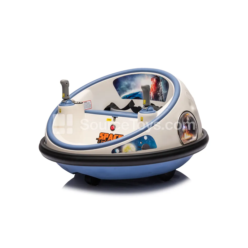 Electric Remote Control Space Planet Bumper Ride-On (White-Blue/Red-Purple/Champagne)